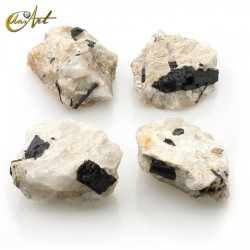 Turmalina en matriz de cuarzo por kilo - Turmalina Negra.