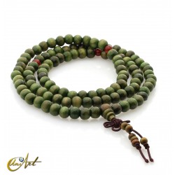 Japa mala de cuentas de madera 8 mm - Verde
