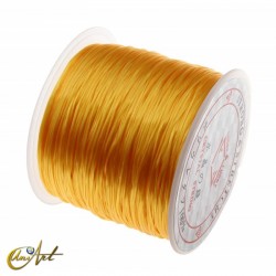 Goma elástica para enhebrar bisutería - Amarillo