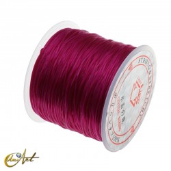 Goma elástica para enhebrar bisutería - Fucsia
