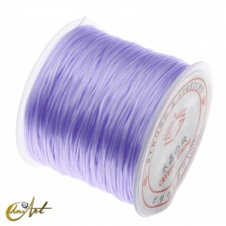 Goma elástica para enhebrar bisutería - Lila