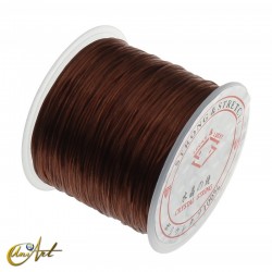 Elastic rubber to thread jewelry - Brown
