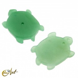 Base para tortuga en aventurina verde