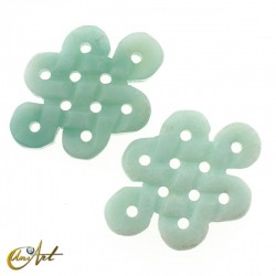 Nudo infinito en amazonita (pequeño)