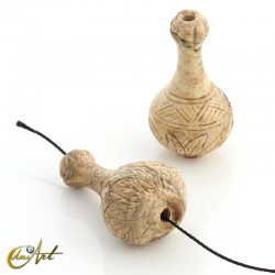 Abalorio ánfora de jaspe paisina