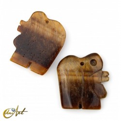 Base elephant to embed - Tiger Eye