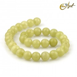Bolas de jade limón - 12 mm