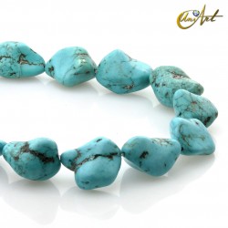 Turquenite tumbled stone beads