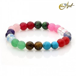 Pulsera colorida de bolas de 8 mm