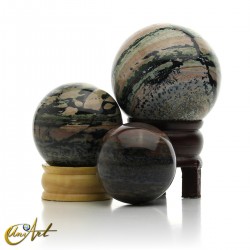 Jasper spheres - 4.8 cm