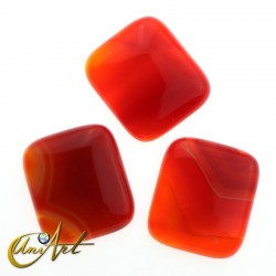 Large rectangular shape cabochon - Red Agate