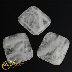 Large rectangular shape cabochon - Crystal Quartz