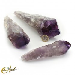 Amethyst Scepters by Weight (Dragon's Teeth) - 300 grams