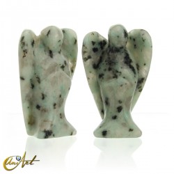 Ángel tallado en jaspe - Jaspe Kiwi