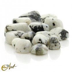 Piedra Luna Arco Iris - bolsa de cantos rodados 200 gramos