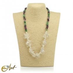 Collar de cuarzo cristal - Modelo 2