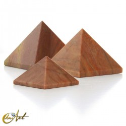 Pirámide de aventurina naranja - 7.0 cm