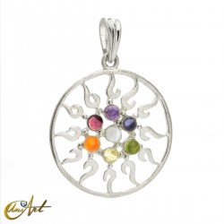 Colgante de los Chakras, símbolo solar