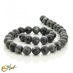 Natural labradorite beads - 12 mm