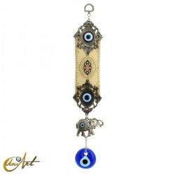 Turkish evil eye with elephant and carpet - Straw