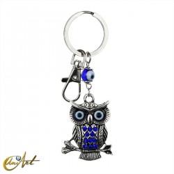 Llavero búho con ojo turco - Modelo 2