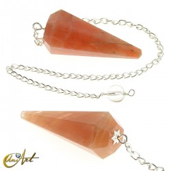 Péndulo de aventurina - Aventurina Naranja
