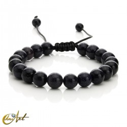 Adjustable gemstone bracelet - Lilac Sand Stone