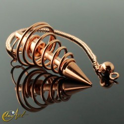 Spiral pendulum - Color: cooper