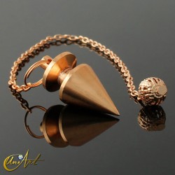 Metal conical pendulum - Color: copper