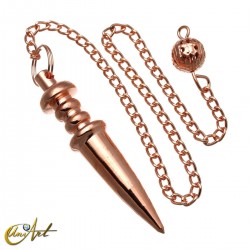 Metal pointer pendulum - Color: copper