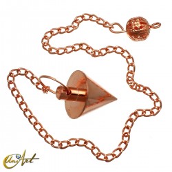Metal cone pendulum - Color: cooper