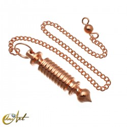 Universal metal wand pendulum - Color: cooper