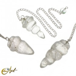 Péndulo espiral en cuarzo cristal