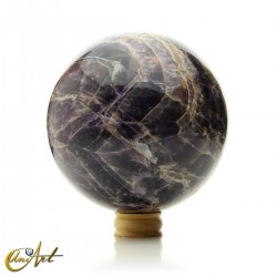 Large sphere of amethyst
