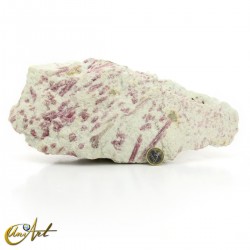 Large piece of pink tourmaline on matrix