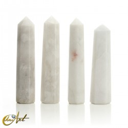 Natural White Quartz Points
