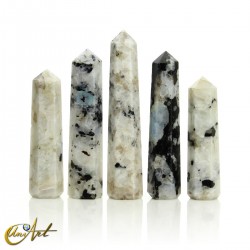 Rainbow moonstone points