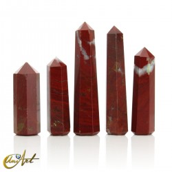 Red jasper points - 7.0 cm
