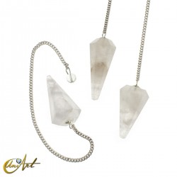 Péndulo de cuarzo (India) - Cristal de Roca