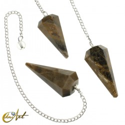 Jasper pendulum - Wood Jasper