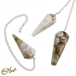 Jasper pendulum - Ocean jasper