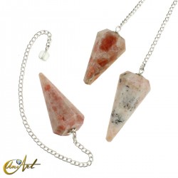 Moonstone or sunstone pendulum - Sun Stone