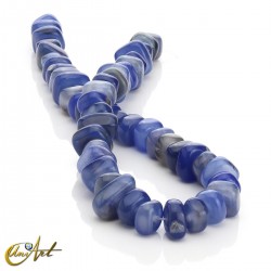 Cuentas nugget de ágata índigo - Variada