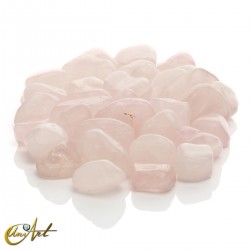 Cuarzo Rosa - bolsa de cantos rodados 200 gramos