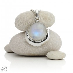 Chandra pendant gems and 925 silver - Moonstone