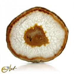 Lámina de ágata caramelo