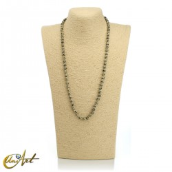 Jasper beads necklace, 6 mm - Dalmatian Jasper