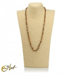 Jasper beads necklace, 6 mm - Picture Jasper