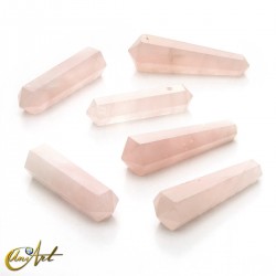 doubly terminated quartz - Rose Quartz