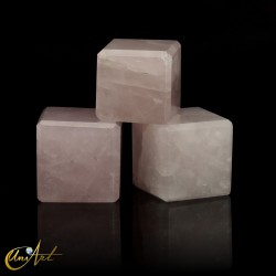 Gemstones cubes - Rose Quartz